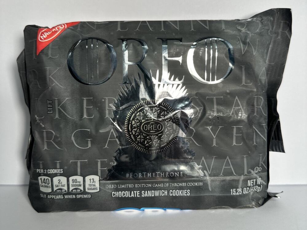 Game of Thrones Authentic Limited Edition Oreo Sandwich Cookies GOT